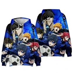 Anime Blue Lock Hoodies 3D Print Men Women Streetwear Oversized Pullovers Hoodie Sweatshirts Harajuku Kids Unisex Clothing