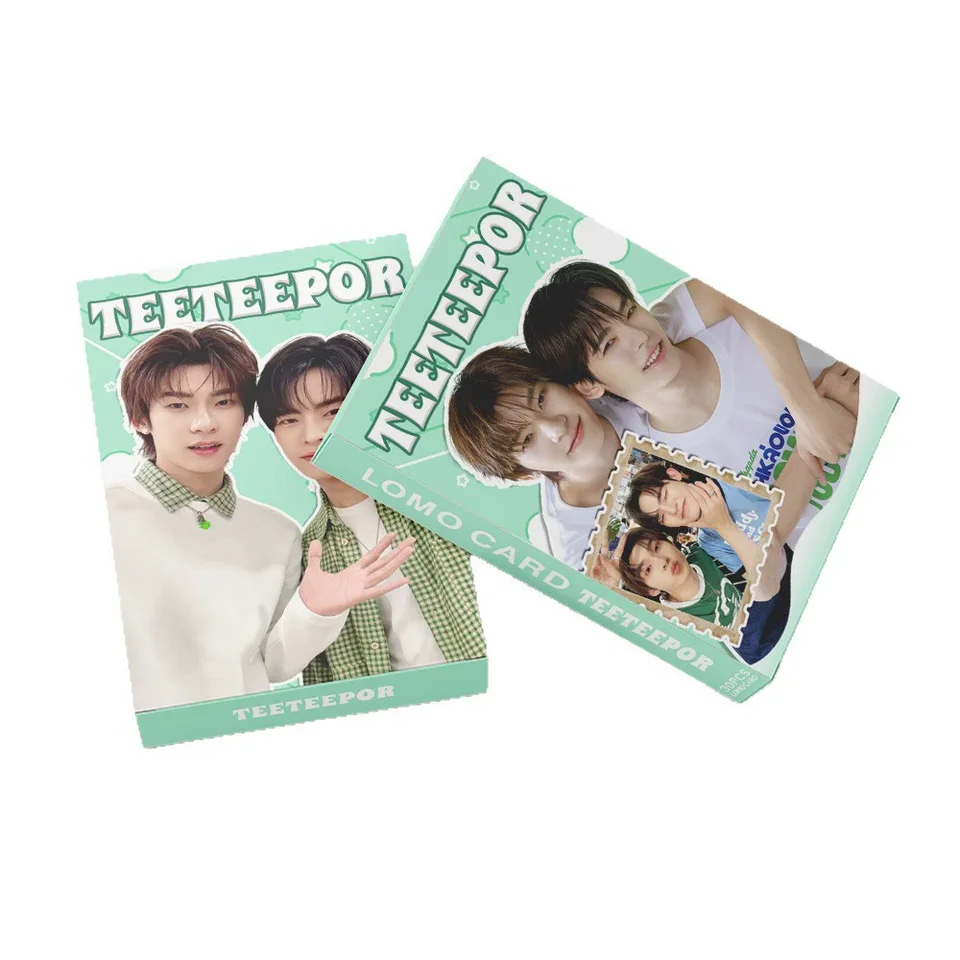 30PCS Thai Star TEETEEPOR Photo Cards Set TeeTee × Por Double