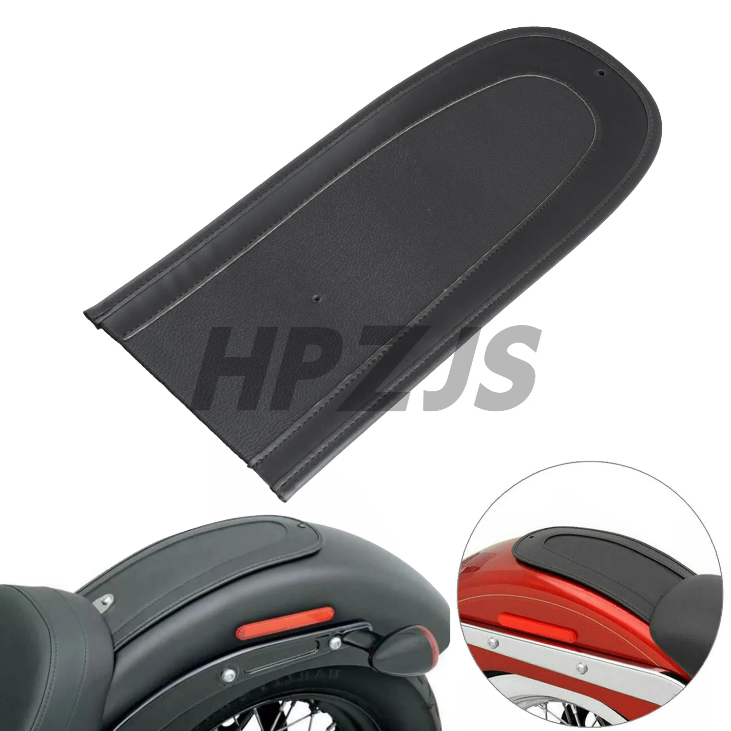 

Motorcycle PU Leather Solo Seat Rear Fender Bib For Harley Dyna Fat Bob Street Bob FXDB Low Rider FXDL Super Glide Wide Glide