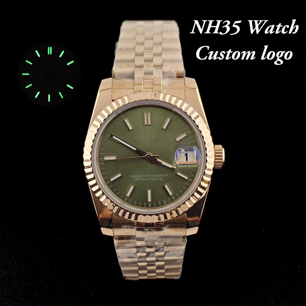 

NH35 Watch High Quality Watch Customized Logo Watch 36/39mm Stainless Steel Watch Sapphire Glass NH35 Movement Watch
