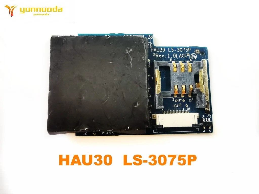 Original  For DELL LATITUDE D430 SD SMART CARD READER HAU30  LS-3075P  tested good free shipping