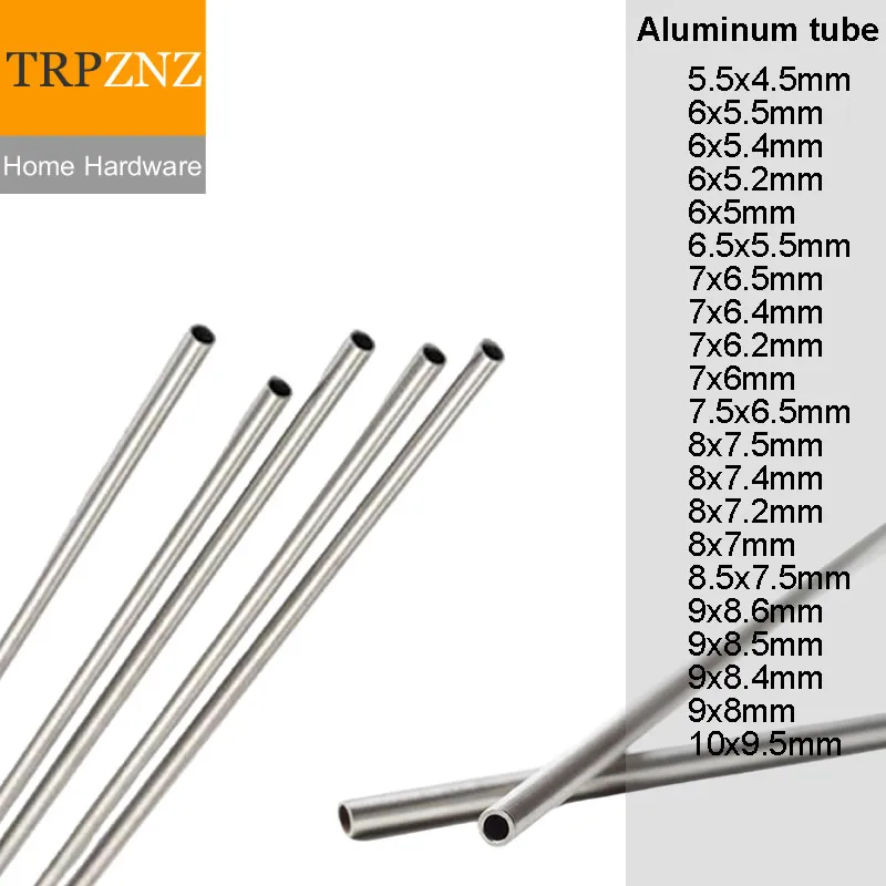 

6063 Алюминиевая капиллярная трубка OD 5,5 6 6,5 7 7,5 8 8,5 9 10 мм Жесткая трубка для холодильного кондиционера