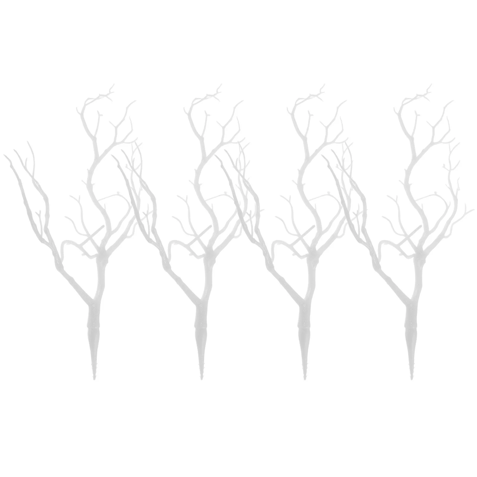 

4Pcs Plastic Dried Tree Twigs Realistic Artificial Branches for Vase Decoration DIY Craft Home Interior Design