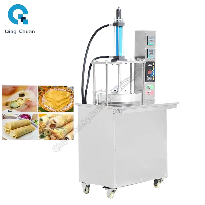 Spring Cake Machine Pancake Press Egg Filling Pancake Braised Meat Roll  Roasted Duck Electric Automatic Pancake Rolling Machine