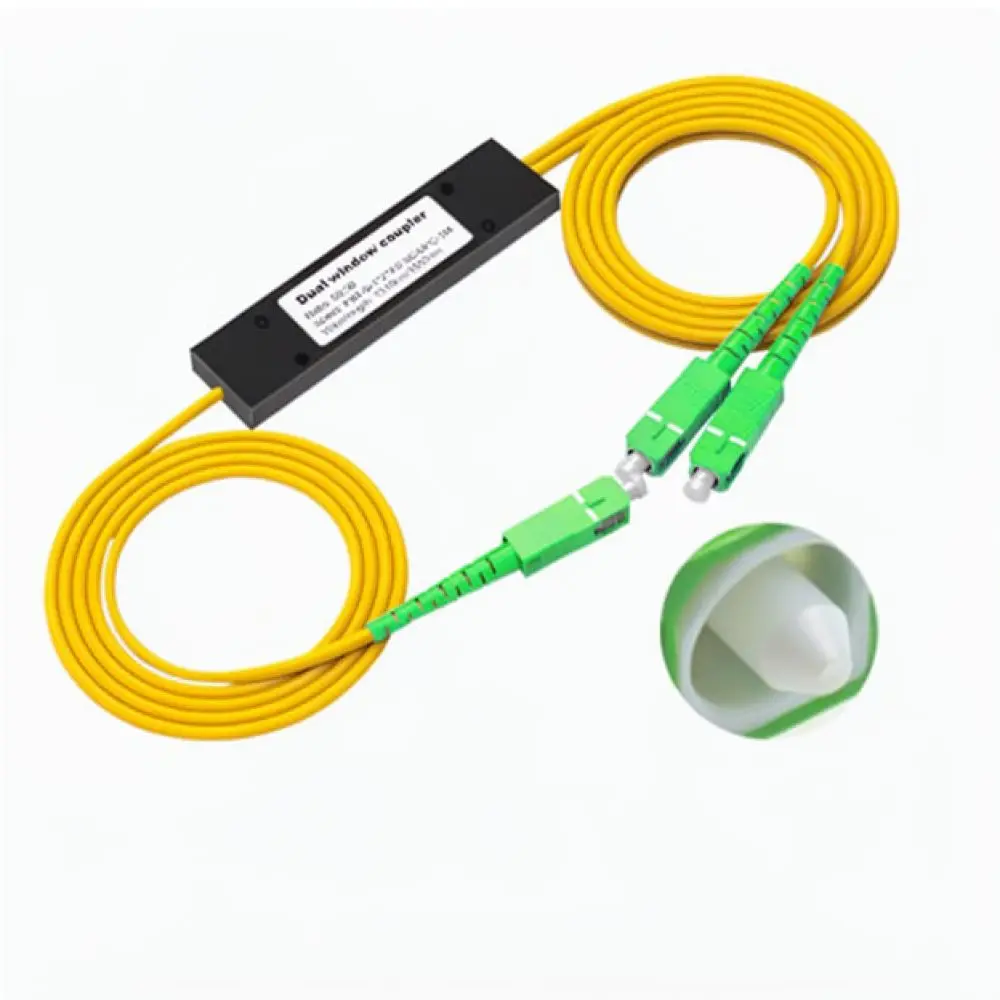 Telecommunication Network Fiber Splitter SC Connector Passive Component Stable Performance For Broadband System