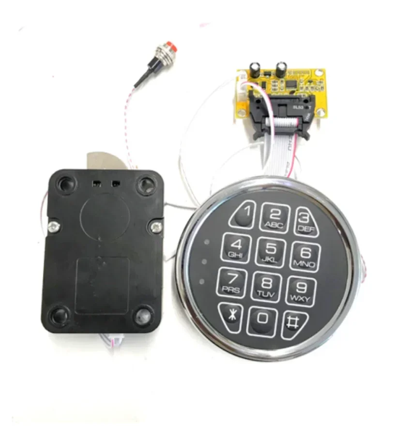 1PC Keyless Touch Keypad Password Cabinet Lock -Fireproof Safe Lock Boxes Swing Bolt For Stack-on