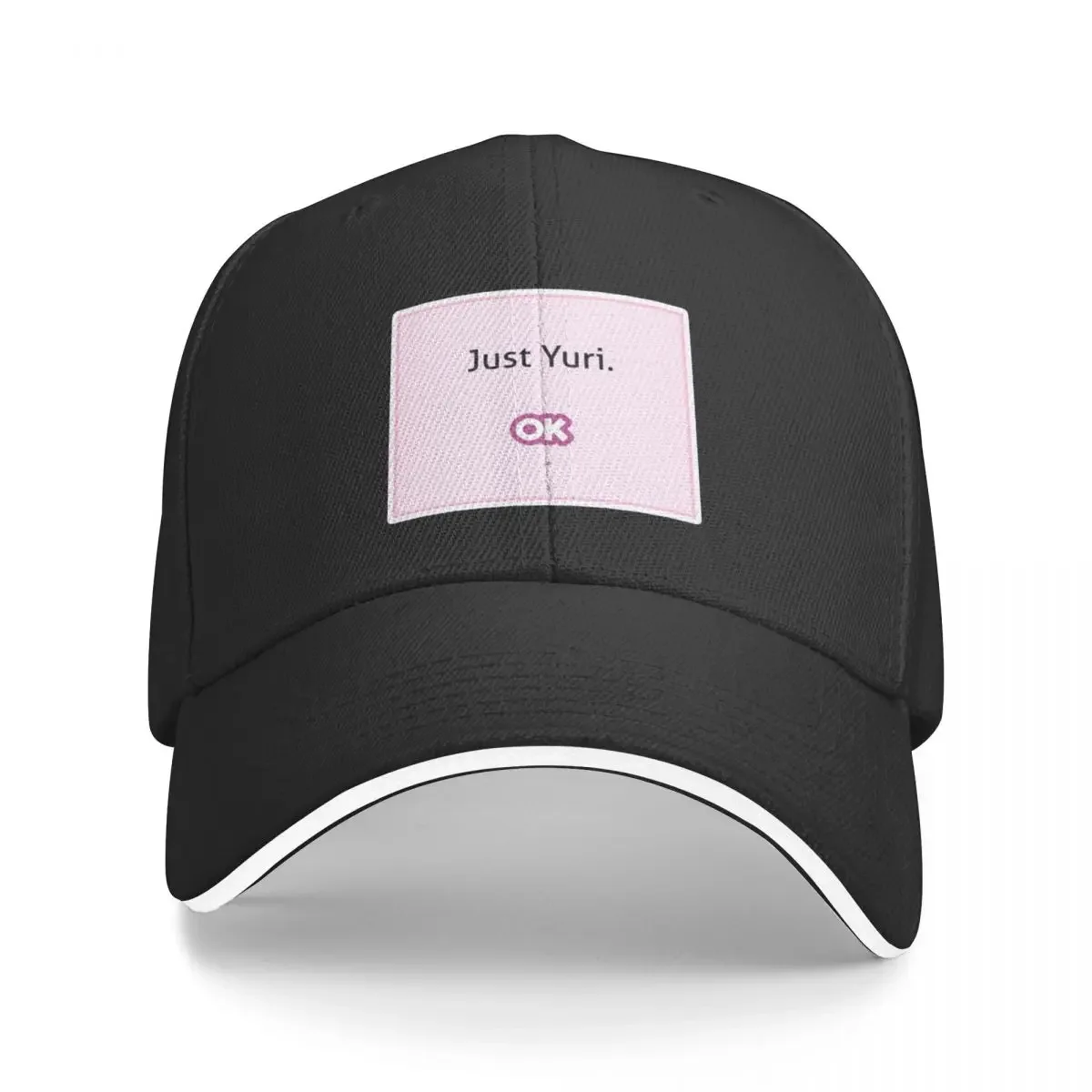 Just Yuri Ok DDLC Doki Doki Literature Club Personalized Baseball Caps Women Men Coquette Leisure Female Trucker Cap Sun Hat