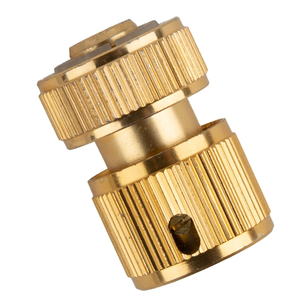 

1/2" Brass Tap Quick Connecter Copper Hose Coupling Adapter Garden Drip Irrigation Tubing Repair Watering Gun Fittings Tool