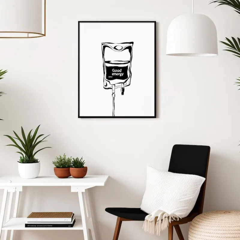 الصيدلة العقلية علاج ملصق الدافع إقتباس اللياقة البدنية حائط لوح رسم الفن لغرفة المكتب الطبية ديكور المنزل جدارية #2