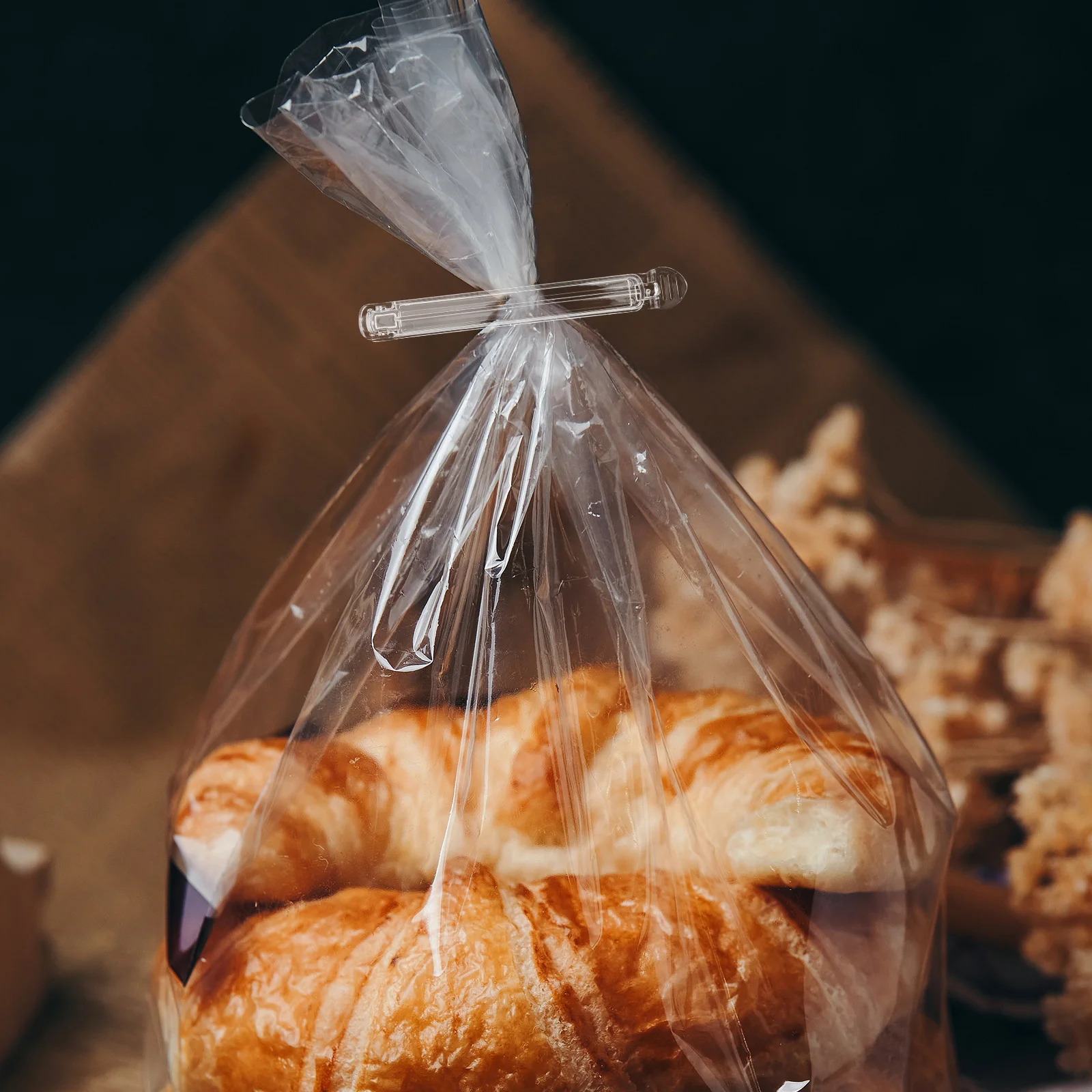 

5 шт. пластиковых зажимов для герметизации пакетов, для хранения сухих продуктов, кофе в зернах, чайных листьев, орехов, многоразовые, сохраняющие свежесть