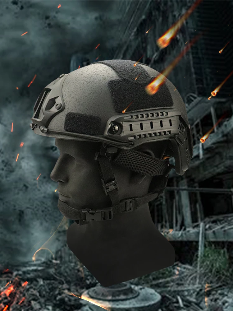 Kevlar Tactische Ballistische Helm ACH High Cut Helm NIJ IIIA Snelle Wendy's Suspension Pad Veiligheid Beschermende Kogelvrije Helm - afbeelding 2
