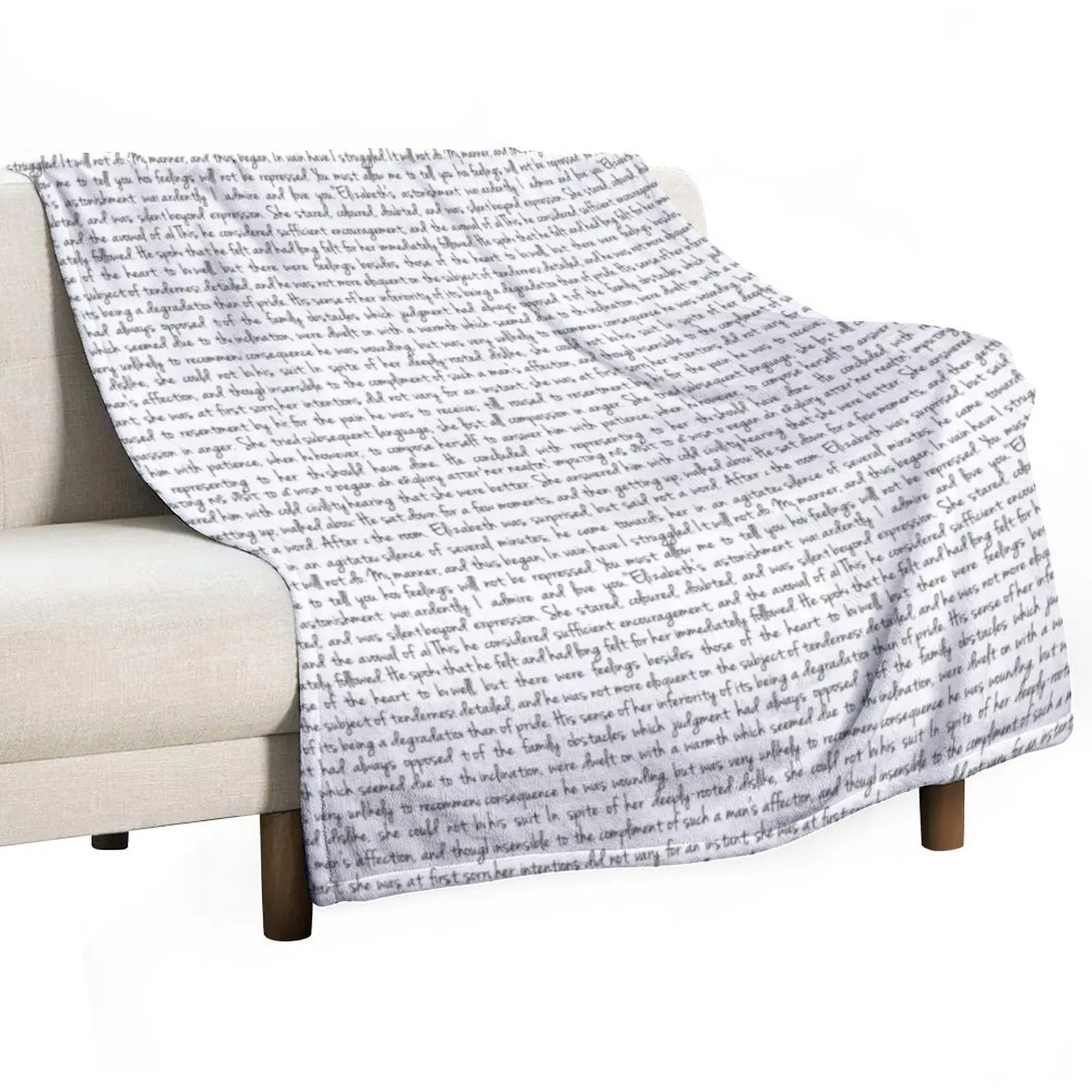 

Pride and Prejudice text Throw Blanket bed plaid Luxury Throw Blankets