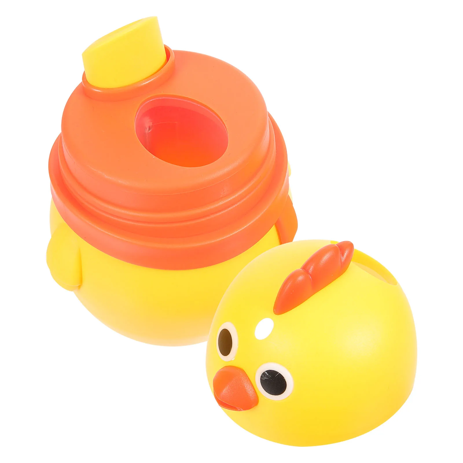 

1pc Toothpick Box Creative Cartoon Chick Press-Type Dispenser For Home Kitchen Restaurant Use Plastic Holder Storage Container