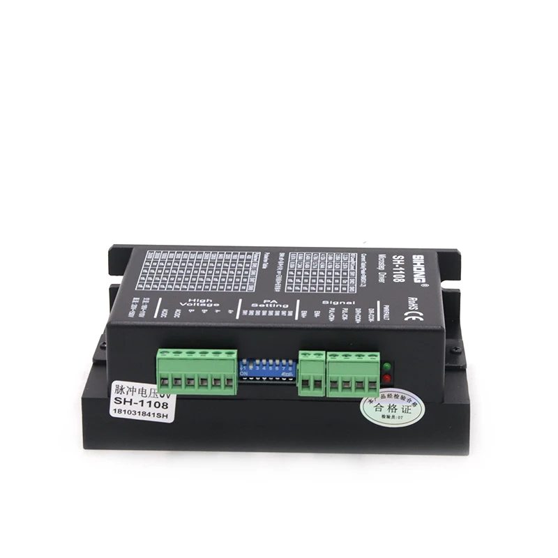 Siheng China Hot Selling High Quality SH-1108 Nema 23 24 34 Step Motor Driver Hybrid Digital 2Phase Stepper Motor Driver