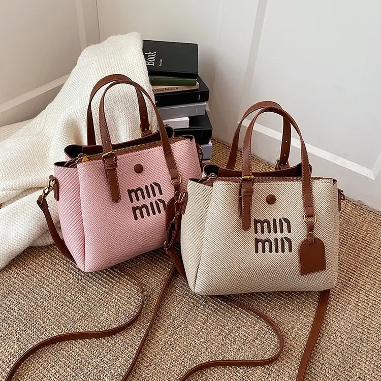 

2025 New Vintage Tote Bag for Women, Retro Large Capacity Shoulder Crossbody Purse, Genuine Leather Multi-way Handbag for Work