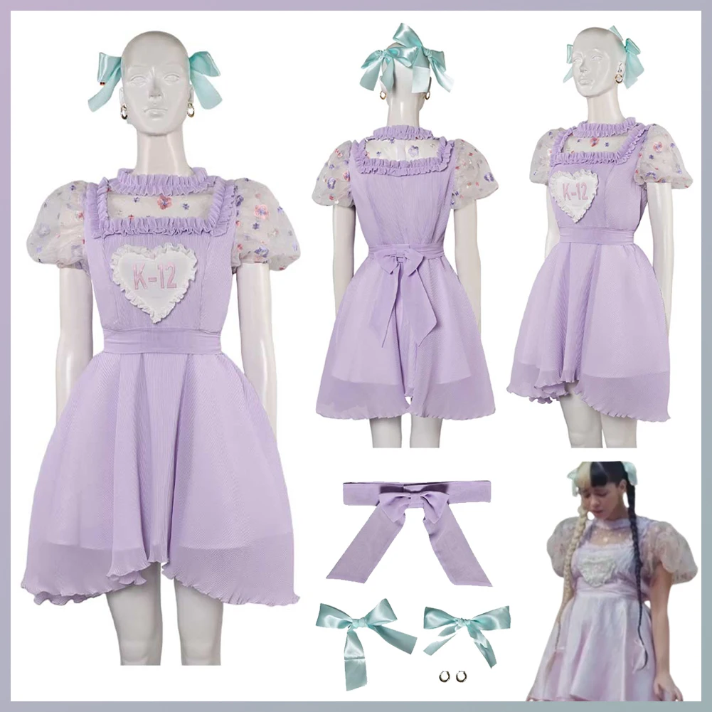 

2019 Movie K 12 Costume Cry Baby Cosplay Fantasy Dress Clothing Women Roleplay Fantasia Outfits Female