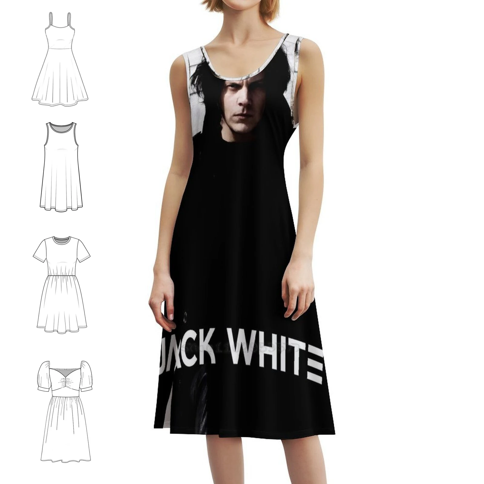 Onejac عرض جديد جاك الأزرق جولة أمريكية 2020 فستان بوهو شيك أنيق موضة شاطئ حفل زفاف ثوب لايف الأبيض غطاء الحفل