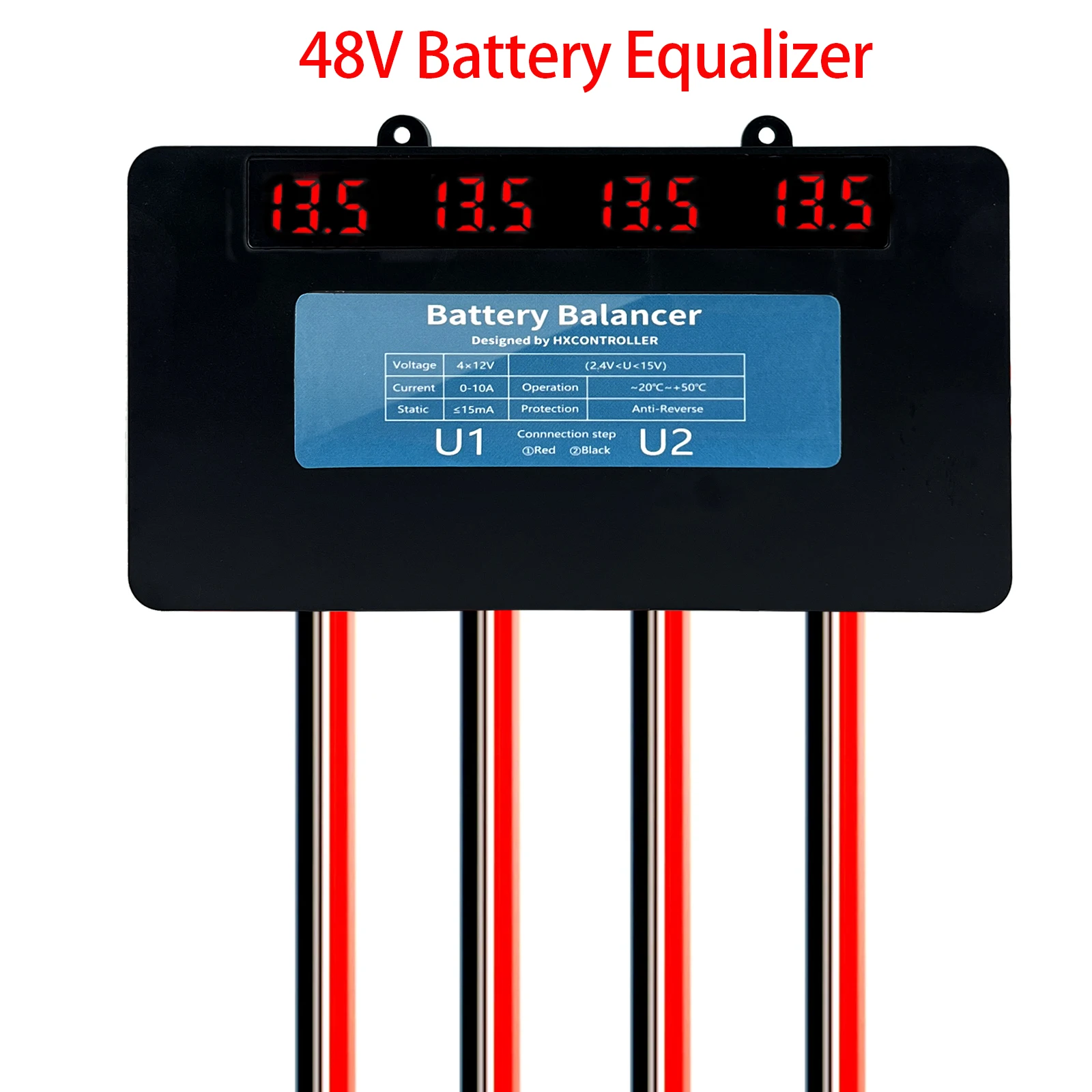 

Voltage Display 24V 48V Battery Equalizer Solar Balancer HA02 used for lead-acid batteris Gel Flood AGM lead acid battery