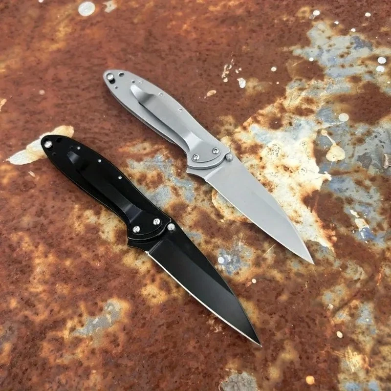 KS 1660 سكين جيب 14C28N شفرة 410 مقبض من الفولاذ المقاوم للصدأ في الهواء الطلق التخييم بقاء EDC الهروب أداة سكين متعدد الوظائف #5