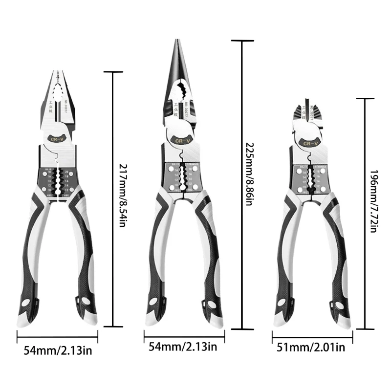 Pince à fil à Long nez coupe qualité, pince d'électricien, cadeaux pour ami travail bricolage