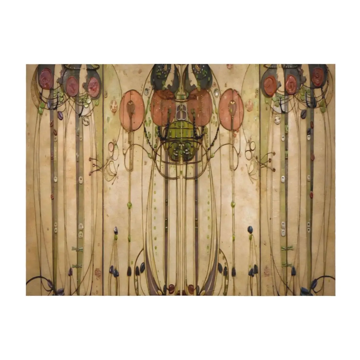 

Charles Rennie Mackintosh- The Wassail Throw Blanket Blankets For Baby Flannel Large Decoratives Blankets