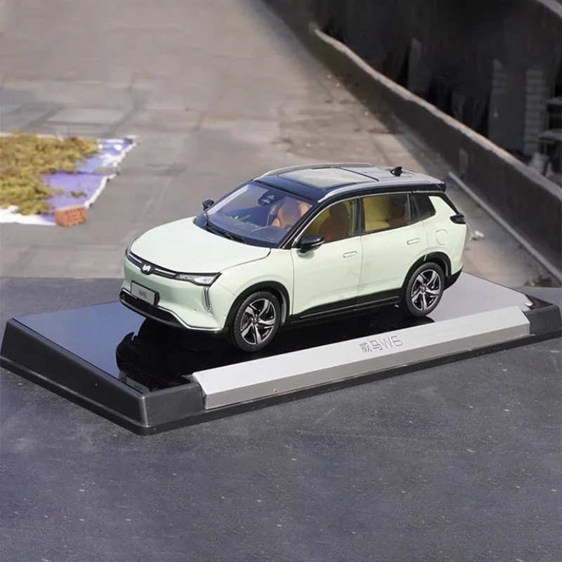 High Simulation 1:18 WELTMEISTER WM W6 Electric SUV Diecast Model For Collection Decoration Toy Gift Souvenir Display