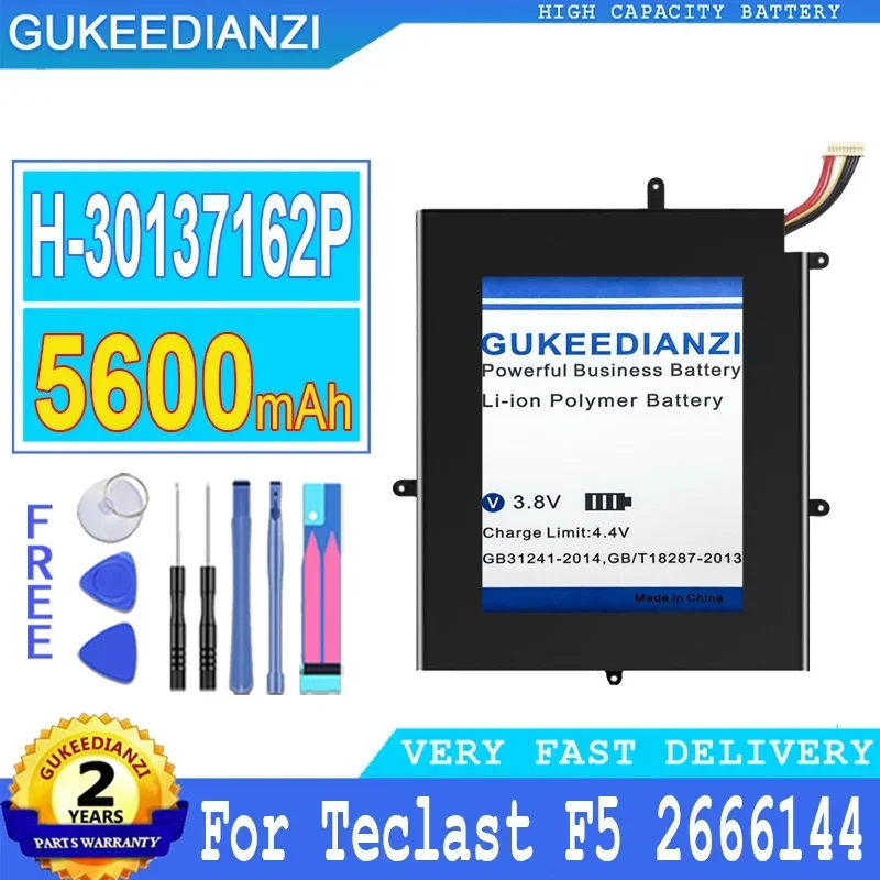 5600mAh GUKEEDIANZI Battery H-30137162P For Teclast F5 2666144 NV-2778130-2S For JUMPER Ezbook X1 Big Power Bateria