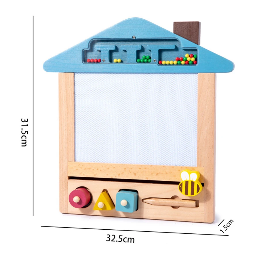 Magnetic DIY Drawing Board Montessori Educational Learning Painting Toys For Kid Boys and Girls Early education