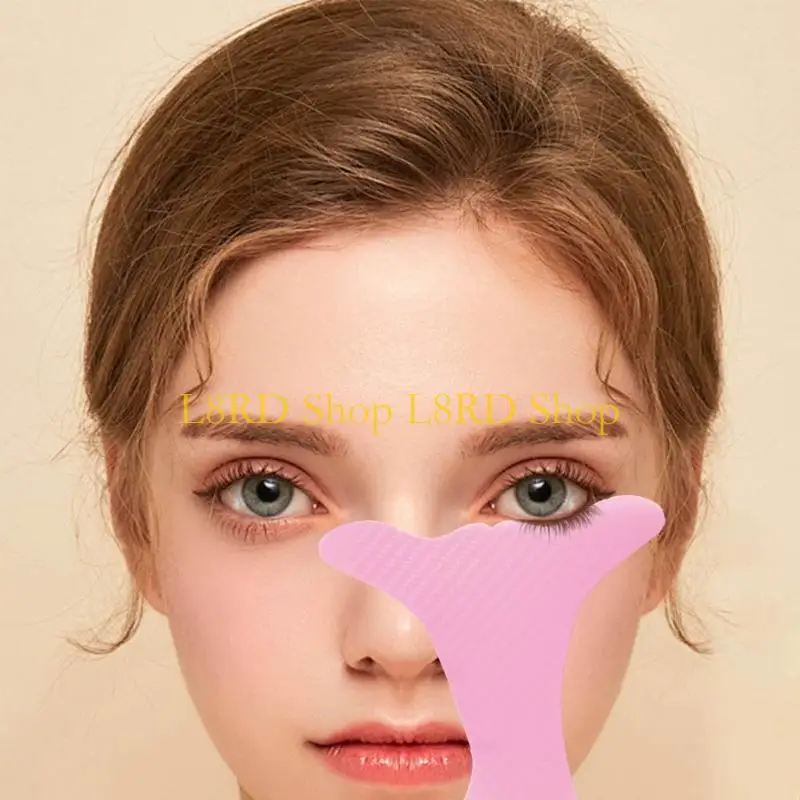 L8RD EyeLiners Drawing Aid preciso Mapeo cejas Reglas Cerricas Cosmética