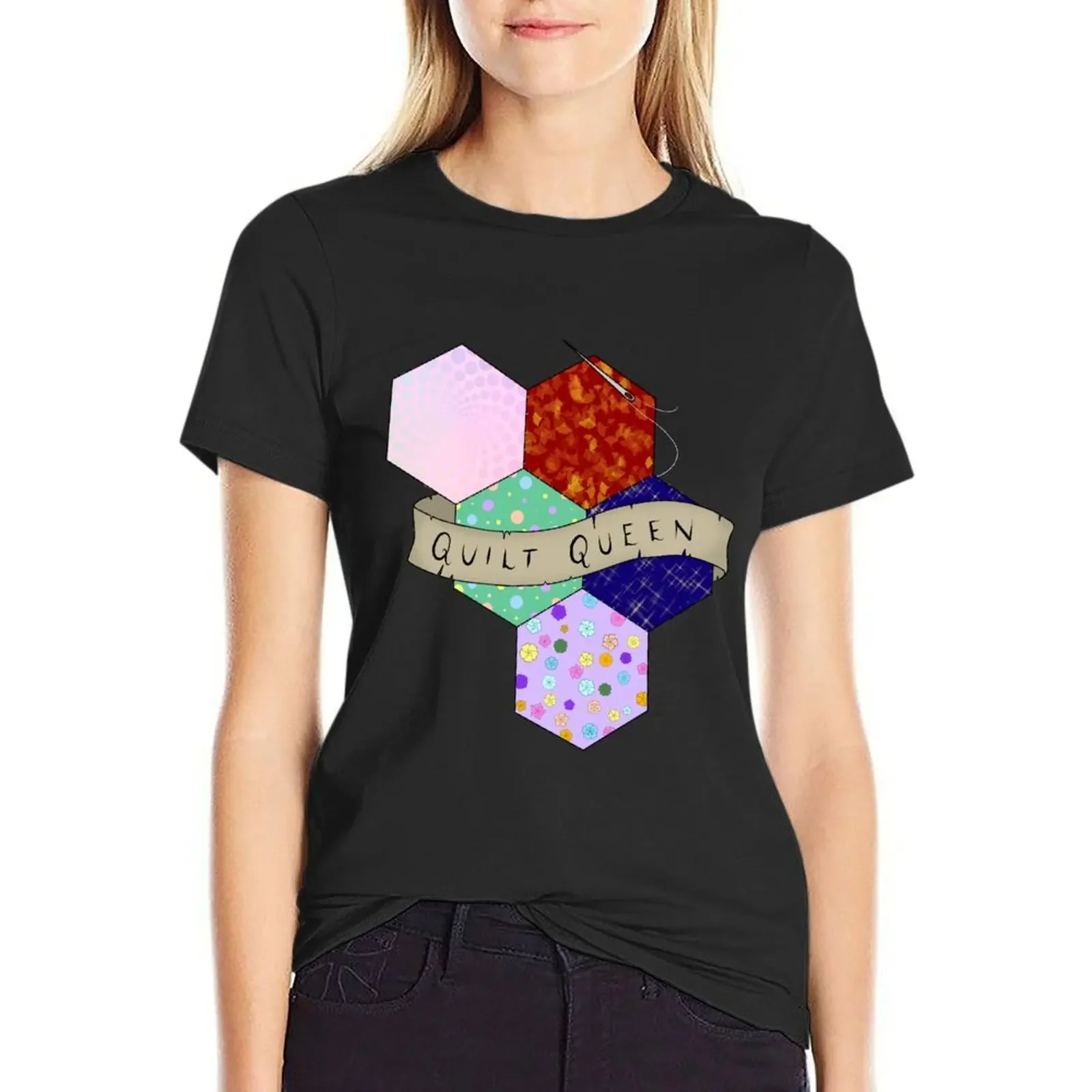 

Quilt Queen T-Shirt vintage sublime summer clothes for Women