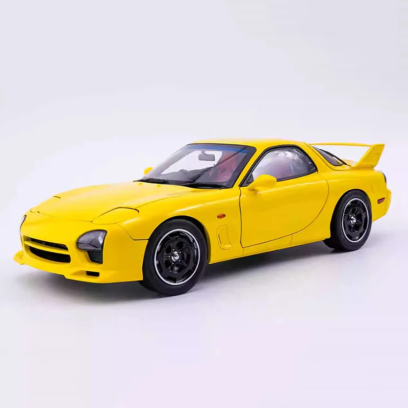 Polar MASTER 1:18 RX7 SPEED Yellow Alloy Car Model