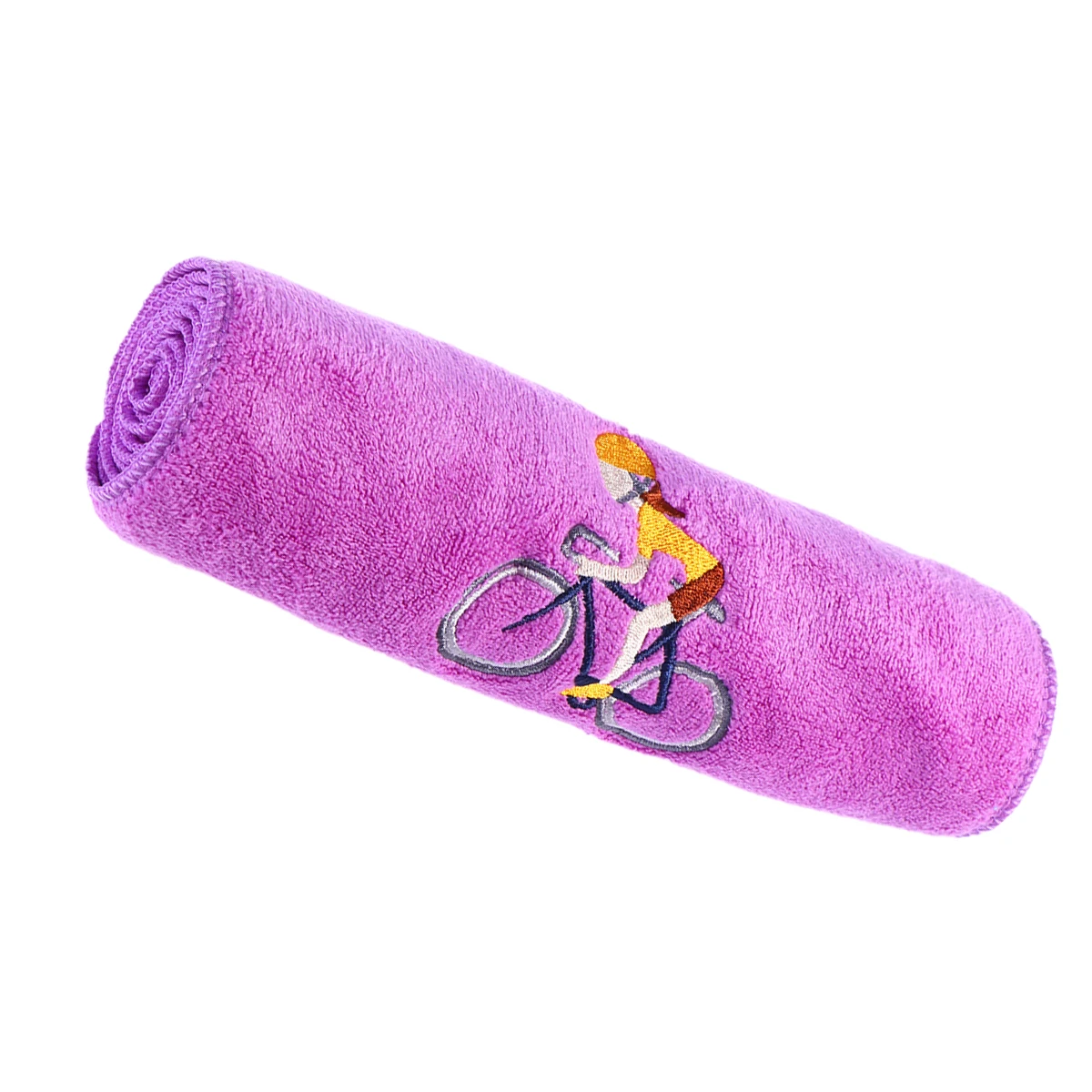 Sport Quick Dry Running Yoga Gym Bike-Riding Towel Premium Polyamide Fiber Ultra Absorbent Breathable Lightweight Purple