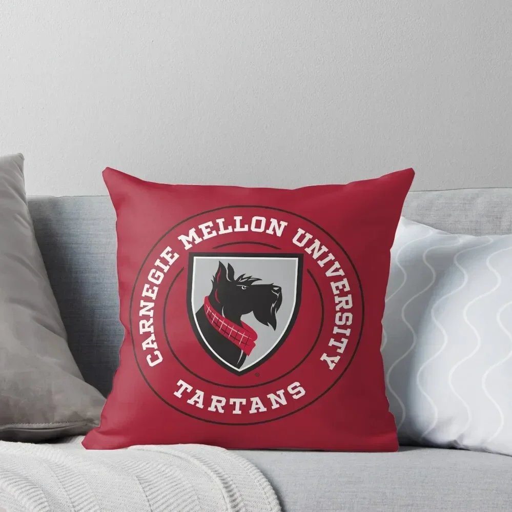 Carnegie Mellon - Tartans Throw Pillow autumn decoration christmas decorations for home 2025 Pillow Case Christmas pillow