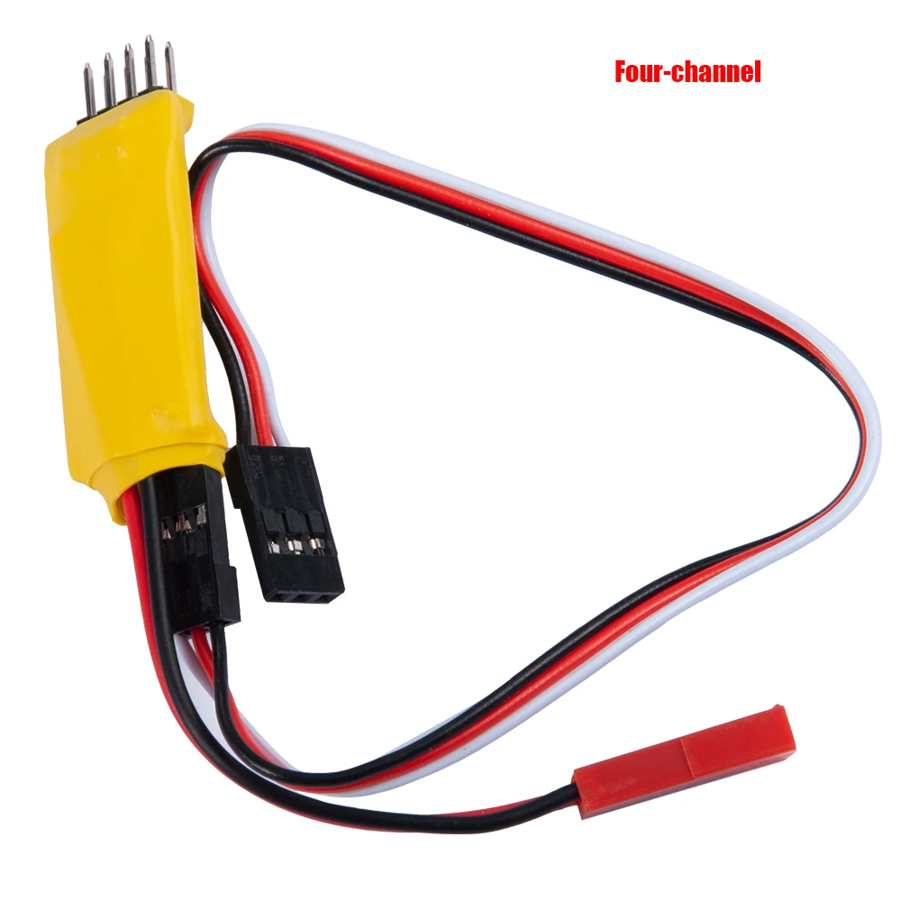 YEAHRUN RC Car Light Control Switch High Current Independent Power Supply for 1/10 RC Model Car Parts