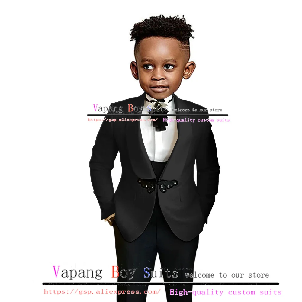 Suit for Boy Wedding Jacket Pants 2 Piece Kids Tuxedo Formal Clothes Fashion 2-18 Blazer Child