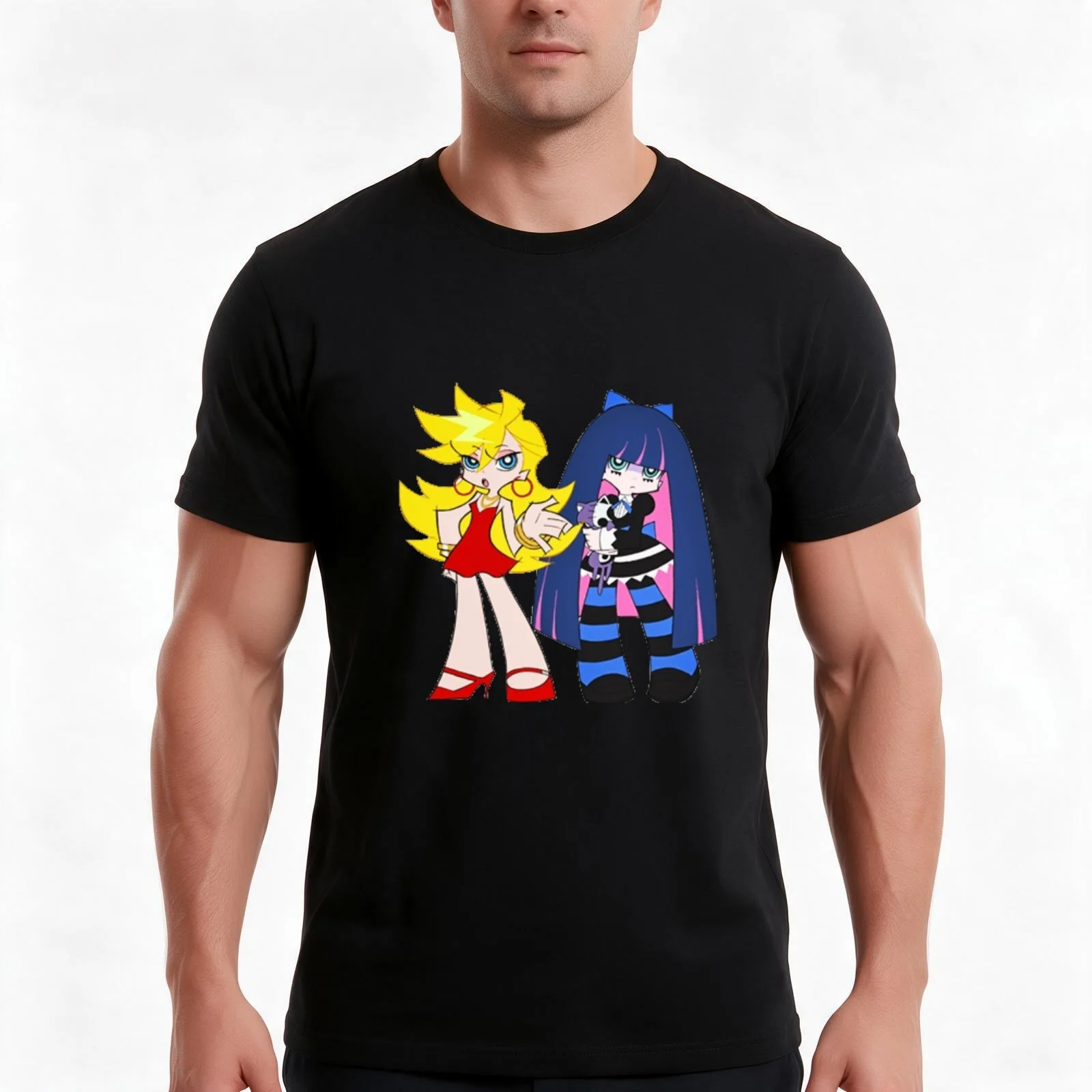 Boxers and Socks T-Shirt, Summer Casual Cotton Tee, Oversized Streetwear Tops, Vintage Graphic Print, Loose Fit Short Sleeve