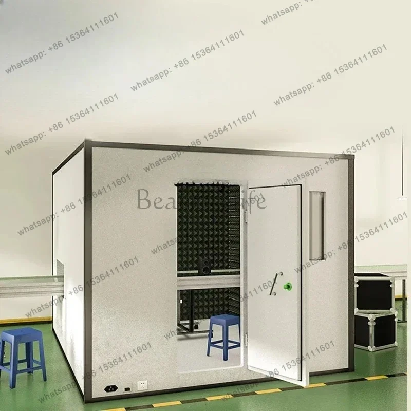 Mobile soundproof room Removable silent room Electromechanical noise reduction soundproof assembly line Silent warehouse
