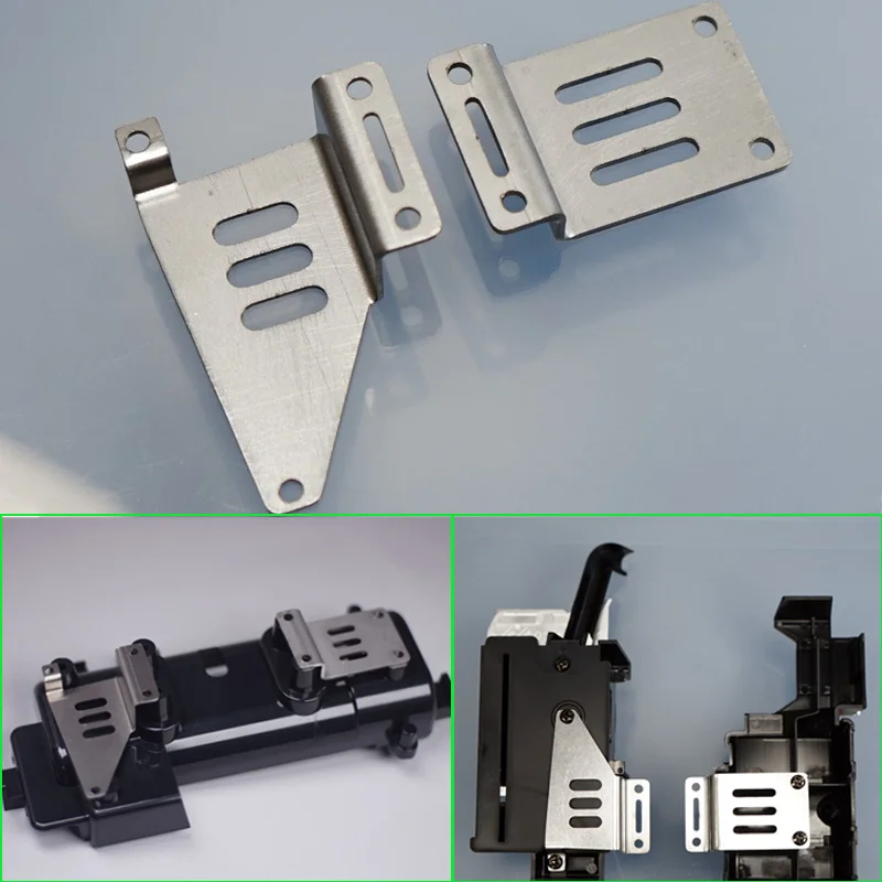Metall Simulation Batterie Box Adapter Anwendbar 1/14 Tamiya RC Lkw SCANIA 770S R620 VOLVO BENZ Arocs MAN TGX Auto
