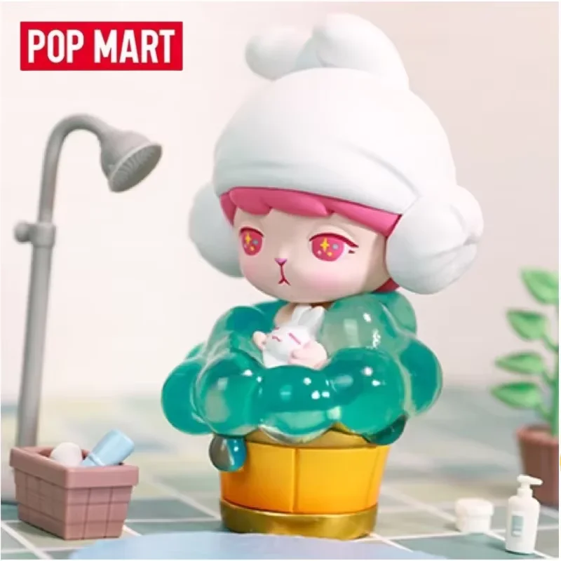 

POP MART Bunny, зимняя серия, оригинальная слепая коробка, сюрприз, загадочная коробка, милые аниме-фигурки, украшения, фигурки