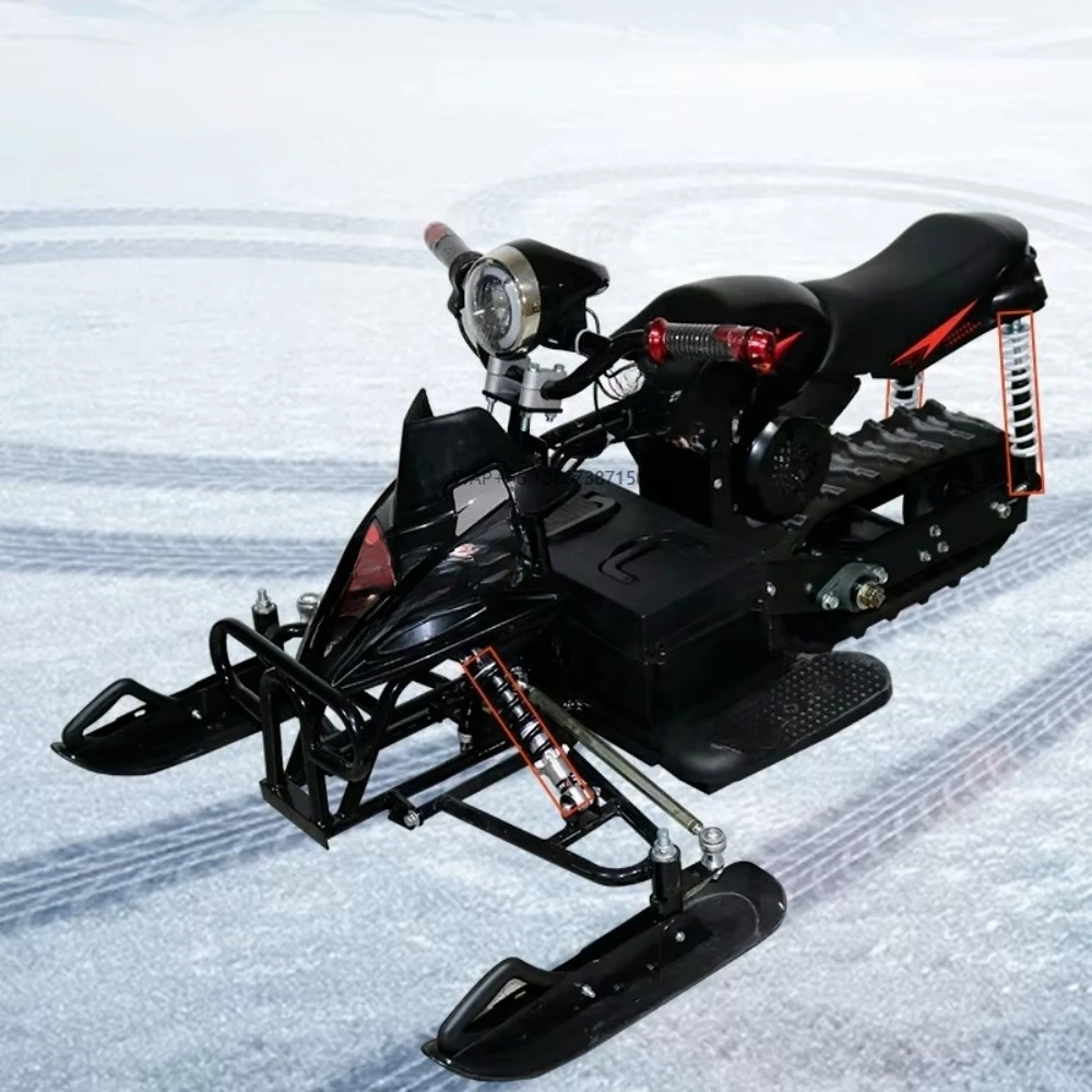 

HL-ES-05 Commercial Electric Snowmobile 800WPower 48V10Ah Battery 200kg Load Capacity 20km/h All-Terrain Vehicle ATVS Motorcycle