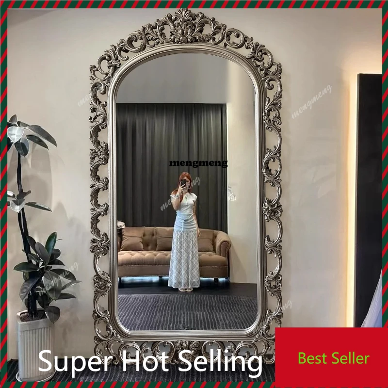 

80x180 100x200 120x220cm wall art Room decoration Light makeup mirror mirrors full body espejos para pared designer furniture