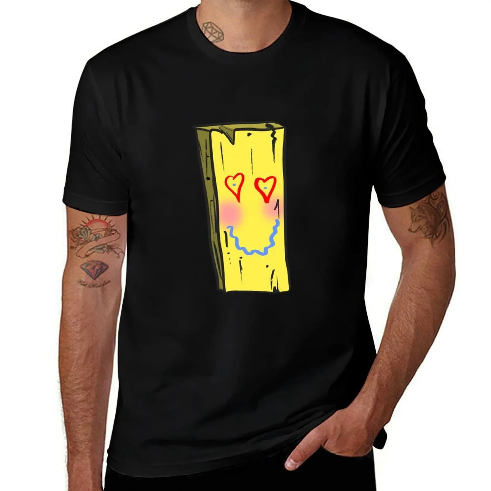 

Ed Edd n Eddy Plank is in Love T-Shirt funny gifts summer top sweat heavyweight t shirts for men