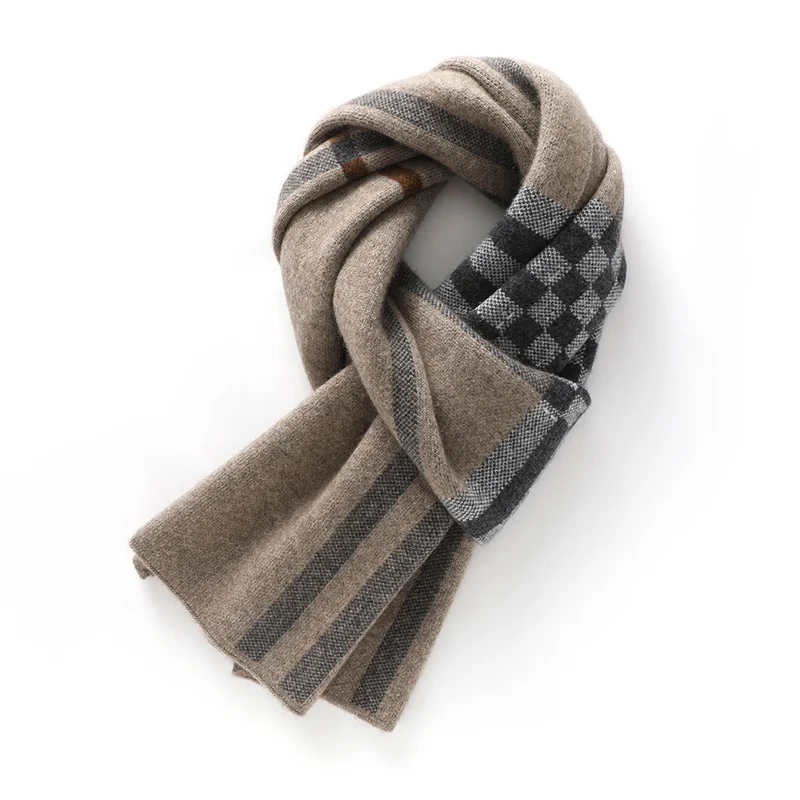 New best-selling 100% pure cashmere scarf for men and women with winter thick cashmere scarf fashion warm scarf.