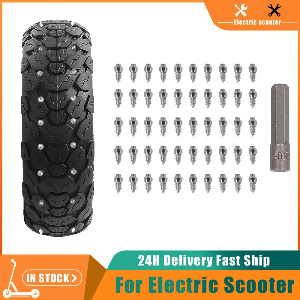 Anti-Slip Scooter Tire Studs Screws Nails Universal for Electric Scooter Off-road Tyre Anti-ice Spikes Snow Sole Tire Cleats