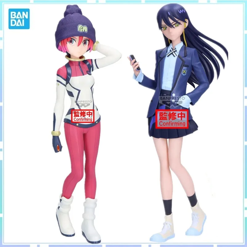 

Bandai Original BANPRESTO Anime Gundam GQuuuuuuX Nyaan Amate Yuzuriha PVC Action Figure Collectible Model Toy Gifts