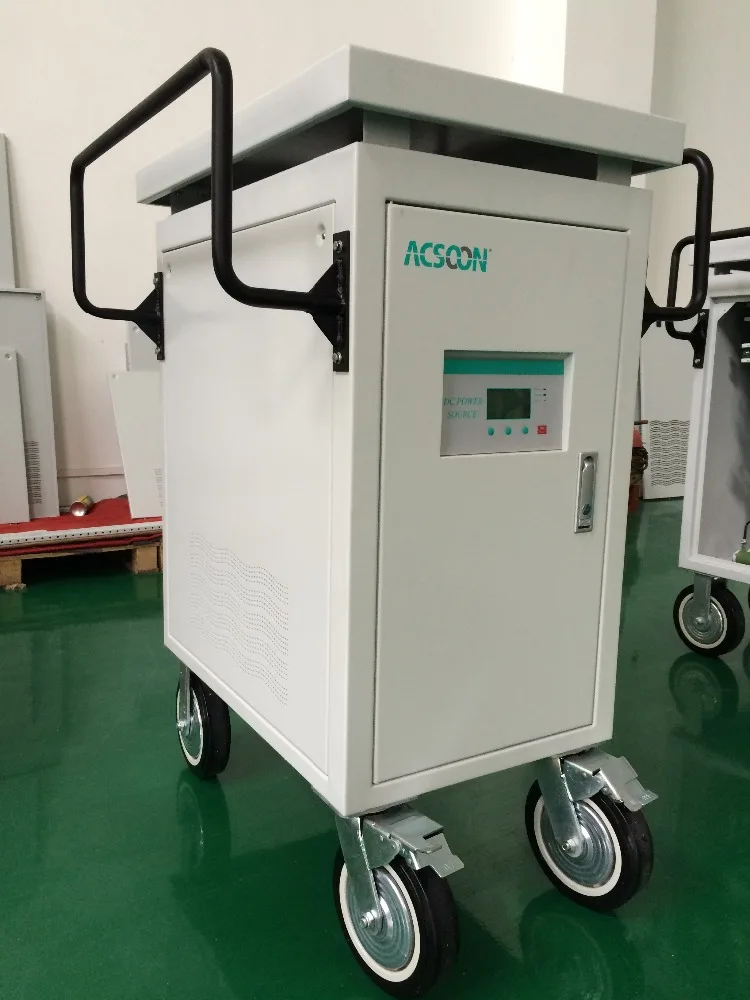 ACSOON 28V DC Rectifier 800A Aircraft Ground Power Unit 400V Input High Efficiency Static Solid State 28VDC Power Supply