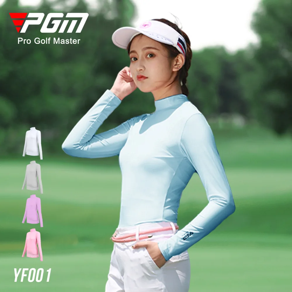 

PGM Golf Clothing Ladies Clothing Sunscreen Bottoming Shirt New Long Sleeve T-Shirt Clothes