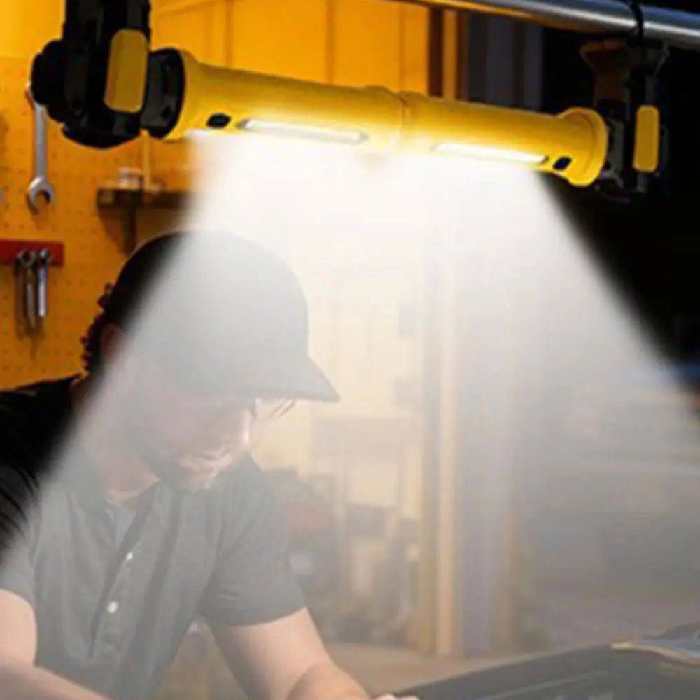 

Магнитный рабочий фонарь COB с аккумулятором 4000 мАч, перезаряжаемый, для ремонта автомобилей, беспроводной, с зарядкой через USB