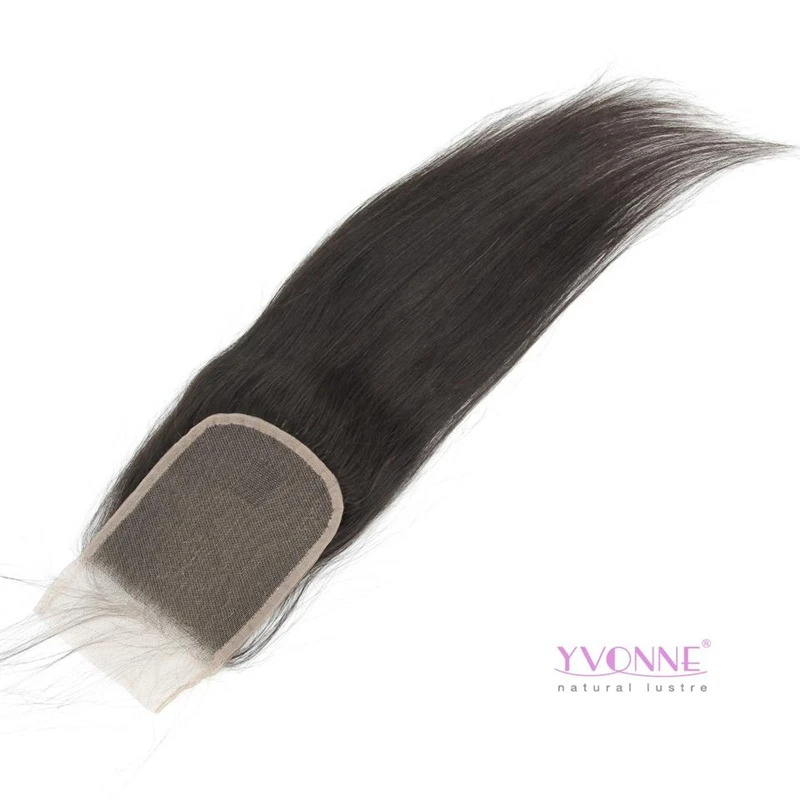 Yvonne Natural Straight 5x5 Swiss Lace Human Hair Closure With Baby Hair