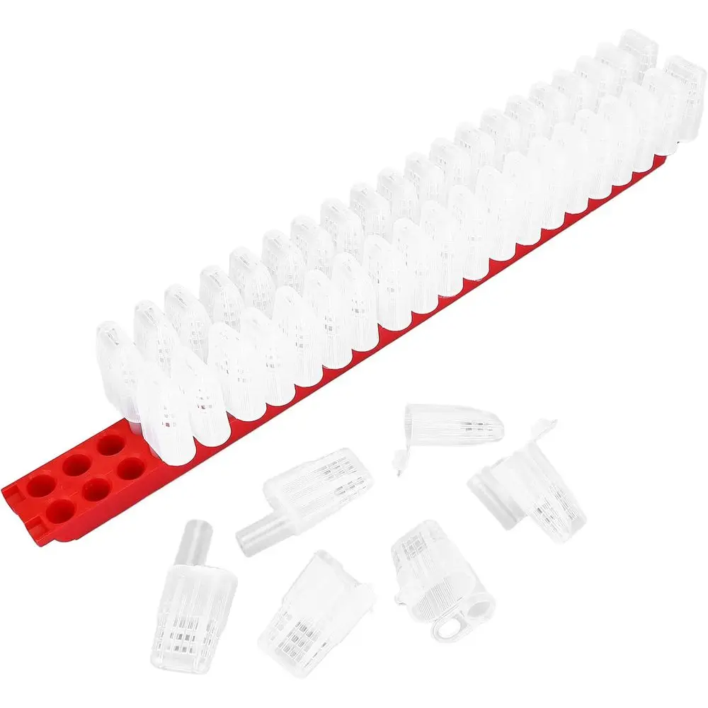 

Набор из 46 пластиковых поддонов для разведения пчелиных маток (роллер-кейдж) - инструмент для выращивания маток